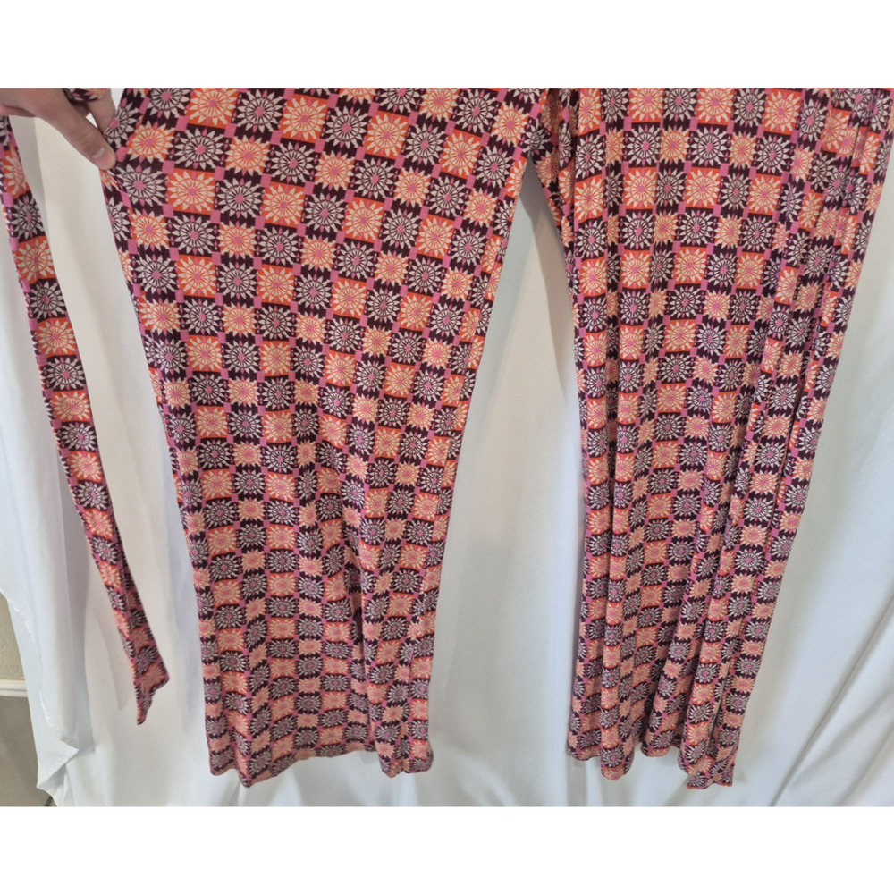 Free People Pink Geometric High-Neck Jumpsuit - Picture 6 of 13